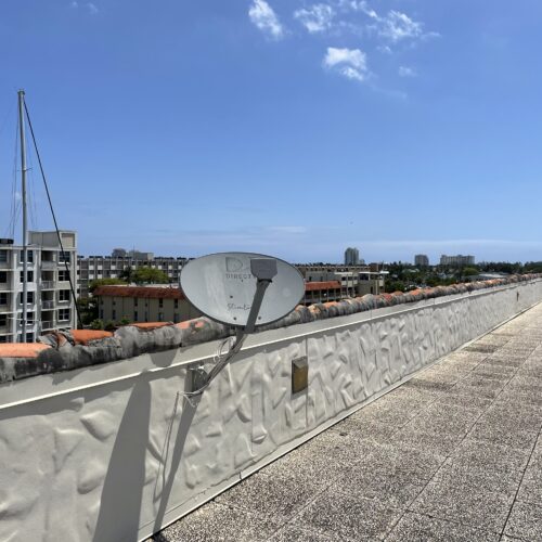 Cable and telephone service with our Mega Yacht storage clients